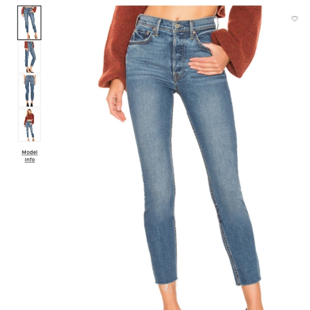 GRLFRIEND High-Rise Skinny Jeans